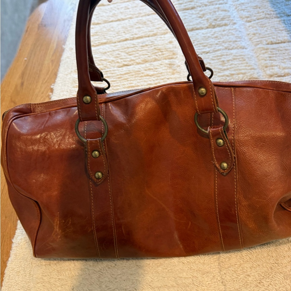 Vera Pelle Italy Brown Leather Bag